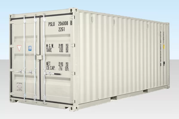 20ft Shipping Container (One Trip) White (RAL 9003) - Image 5