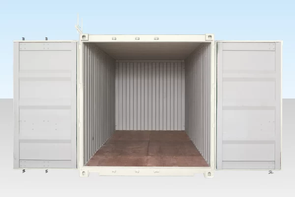 20ft Shipping Container (One Trip) White (RAL 9003) - Image 2