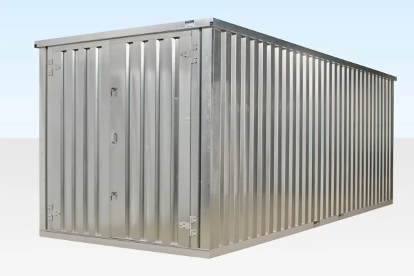 6m XL Flat Pack Container Store – Galvanised - Image 7