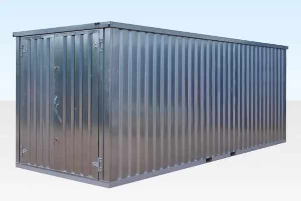 6m XL Flat Pack Container Store – Galvanised - Image 5