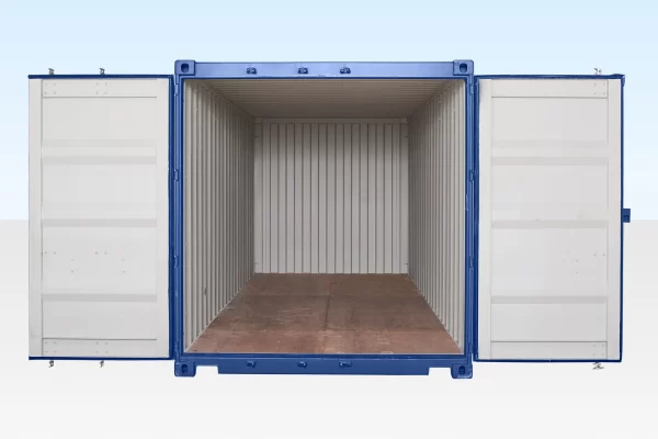 20ft Shipping Container (One Trip) Blue (RAL 5013) - Image 3