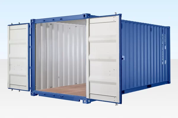 20ft Shipping Container (One Trip) Blue (RAL 5013) - Image 5